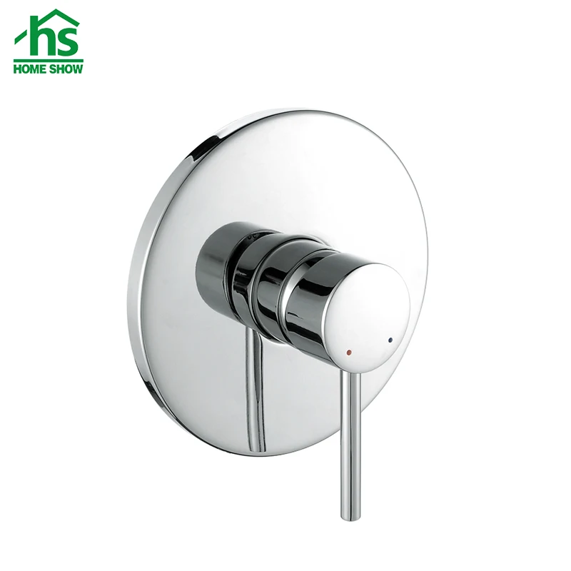 One Function In Wall Concealed Brass Chrome Single Handle Shower Mixer