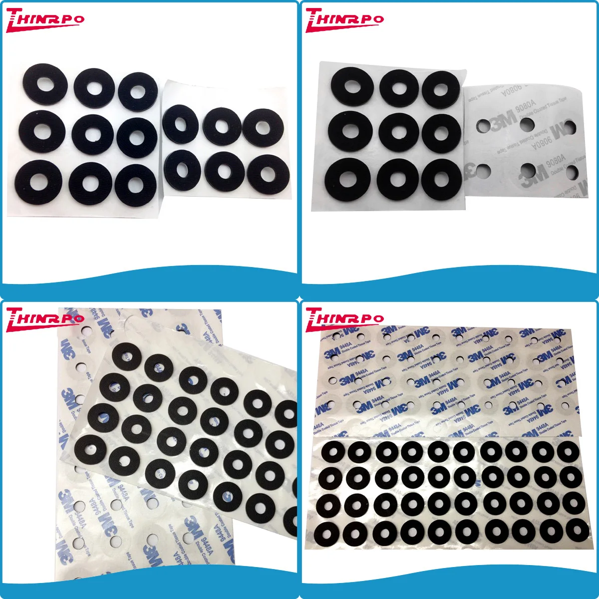 High Quality 3m Adhesive Backed Rubber Washer Silicone Rubber Sealing