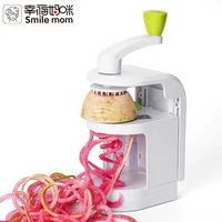 

Smile mom kitchen spiral slicer vegetable spiralizer with suction base