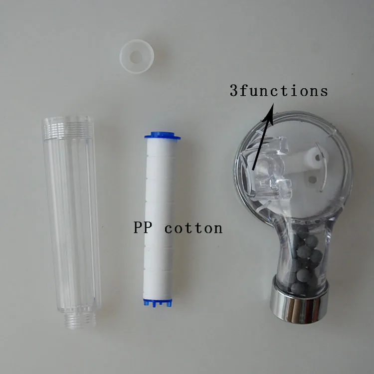 Three Spray Setting Handheld Bathroom Sprayer Filter Sediment Shower