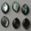 10*20mm natural marquise black shell cabochons for fine jewelry