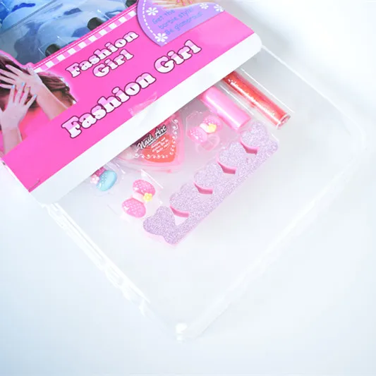 
12boxes sell fast children cosmetic toy girl beautiful nail art kit kids makeup gift set 