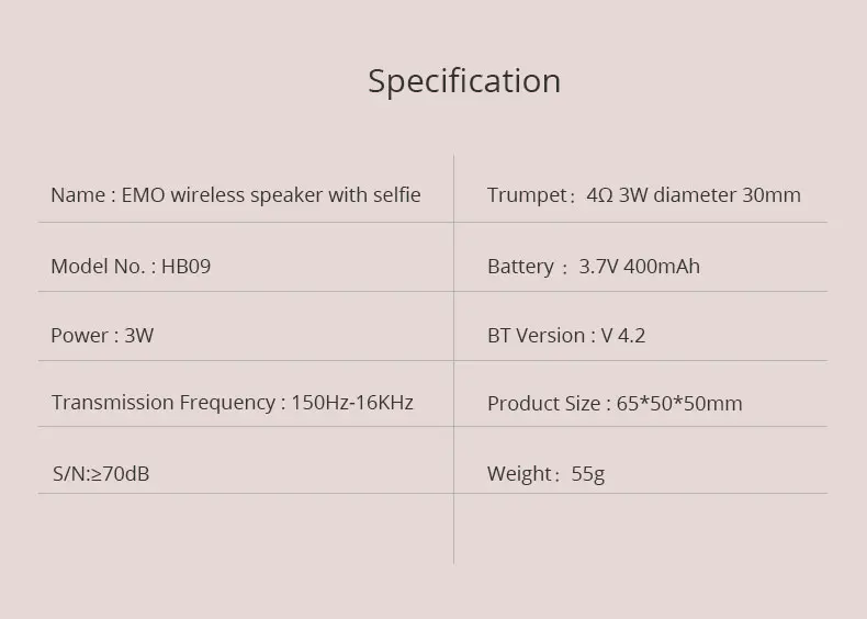 Hifi Sound Enjoy Music Manual Portable Mini Speaker 3W With Radio for Huawei
