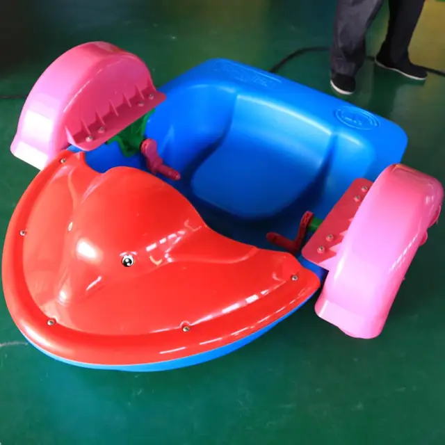 water park giant inflatable and plastic hand paddle wheel boat