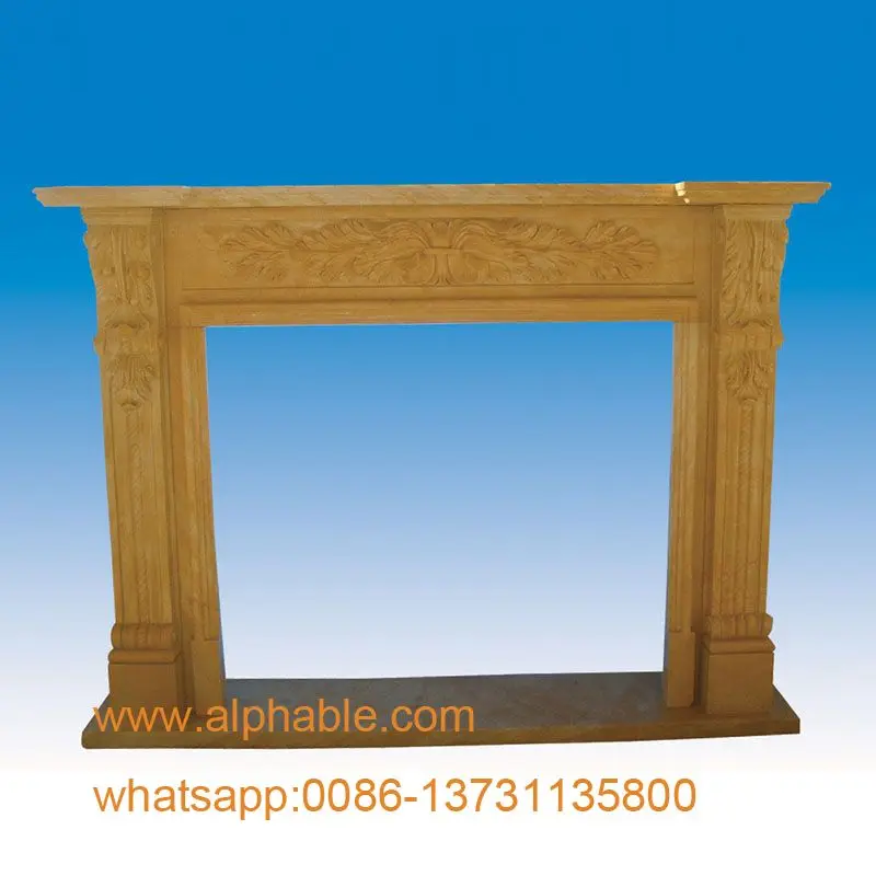 
Directly Factory Hand Carved Indoor China Marble Fireplace 