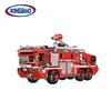 diy fire-extinguishing water tanker engineering building blocks set
