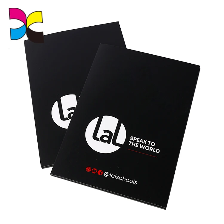 
Silkscreen elegant printing business folder 