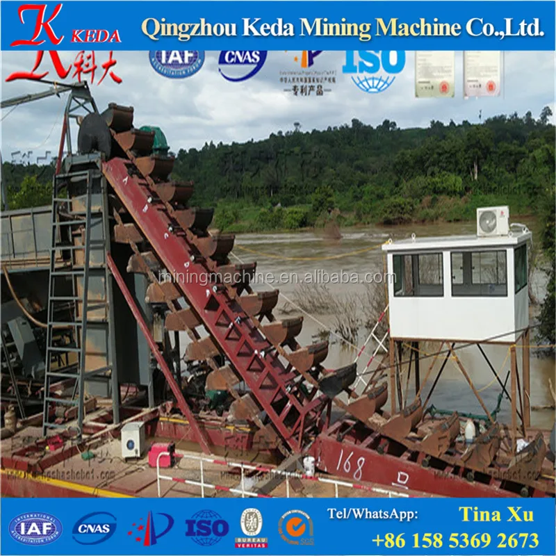 used gold dredge bucket for sale