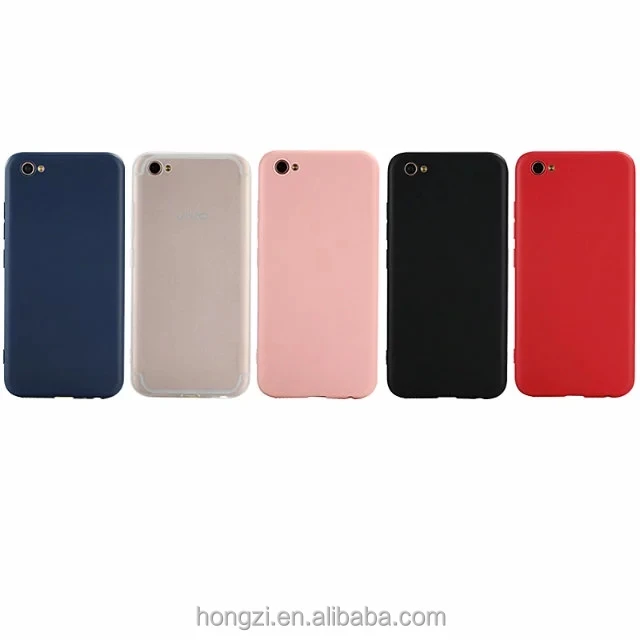 

For vivo x9 Soft TPU Pure color Official 1:1 style Phone Back Cover Phone Case