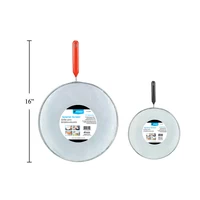 

Circular splatter screen set for frying pan to prevent cooking oil splatter