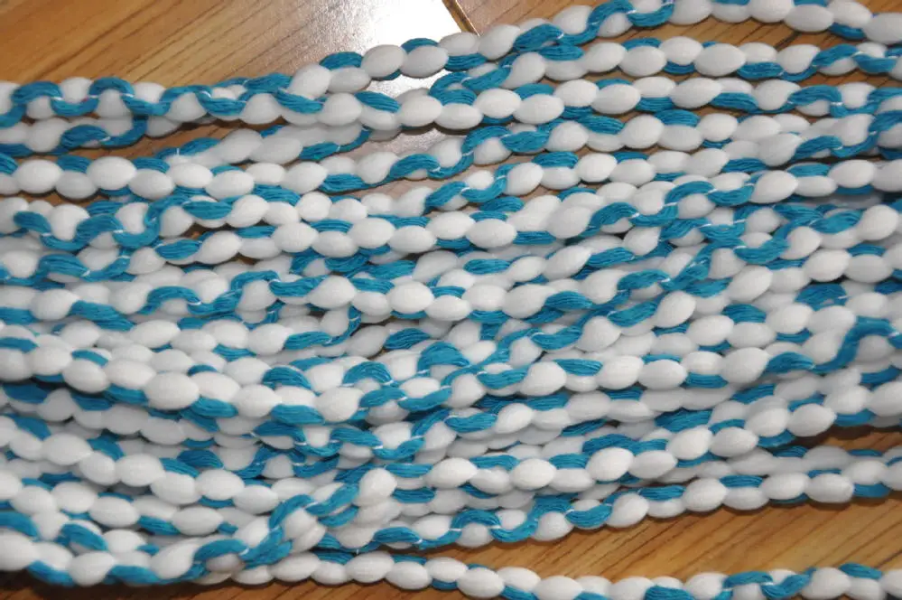 100% polyester yarn/regenerate polyester mop yarn/microfiber braided yarn for mop