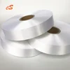 100% Polyester off white Color Single/double Faced cheap Satin Ribbon tape roll