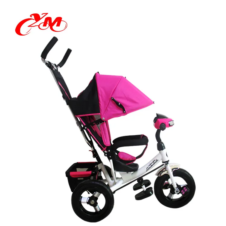 Child Tricycle Trolley Baby Stroller Carriage Pedal Hand Push Car /new ...