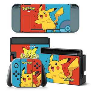 Nintendo Switch Console Skin & Protective Film Set