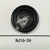 NJ16-24 real natural buffalo horn buttons