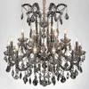 Hotel Lobby Light Smoky K9 Crystal Chandelier