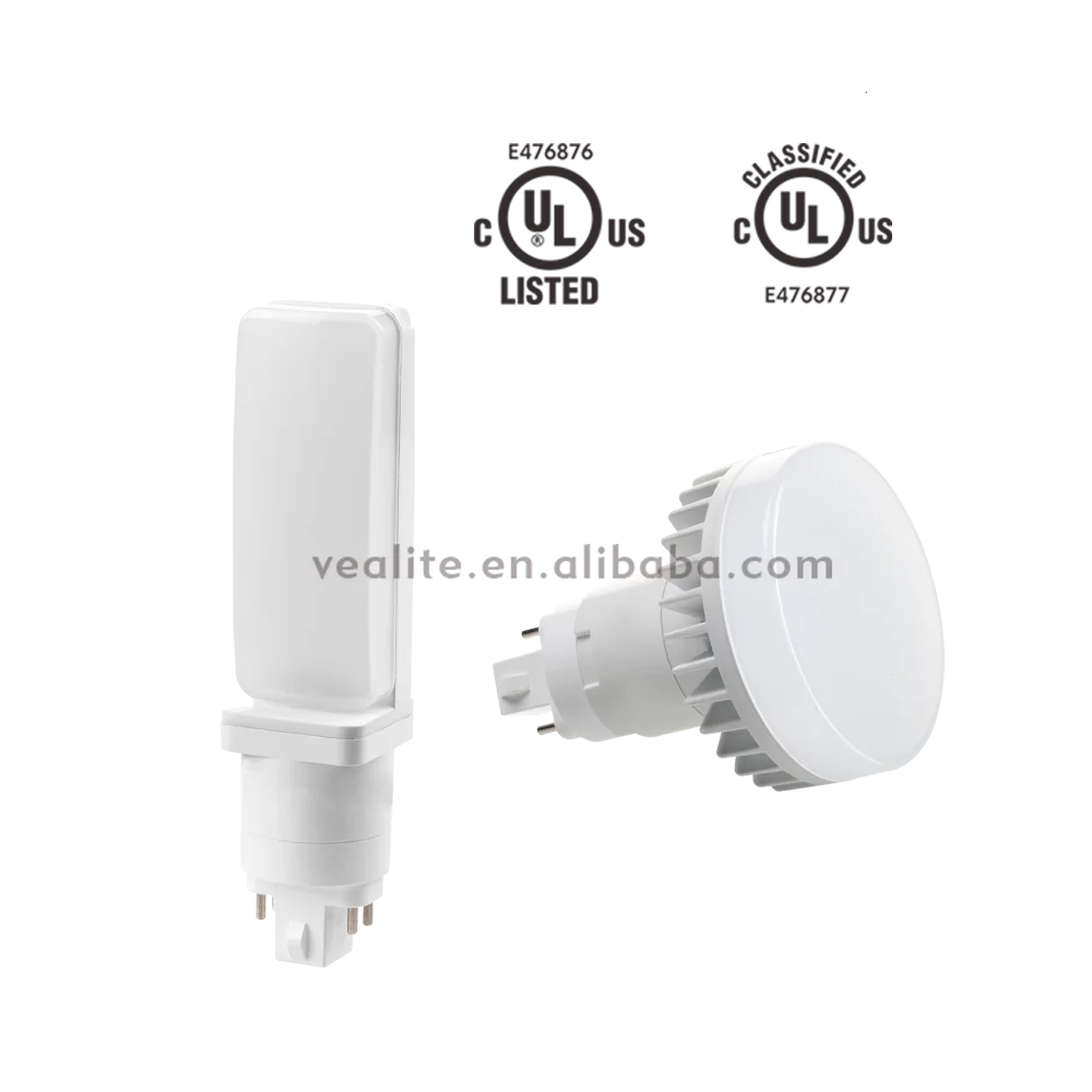 
TYPE A+B UL listed Horizontal 12w G24Q base PL lamp driven by AC120-277V or CFL ballast suitable for 6