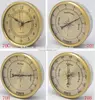 KFOUR 70T high quality Metal weather station accessories weather movement with barometer thermometer hygrometer and clock insert