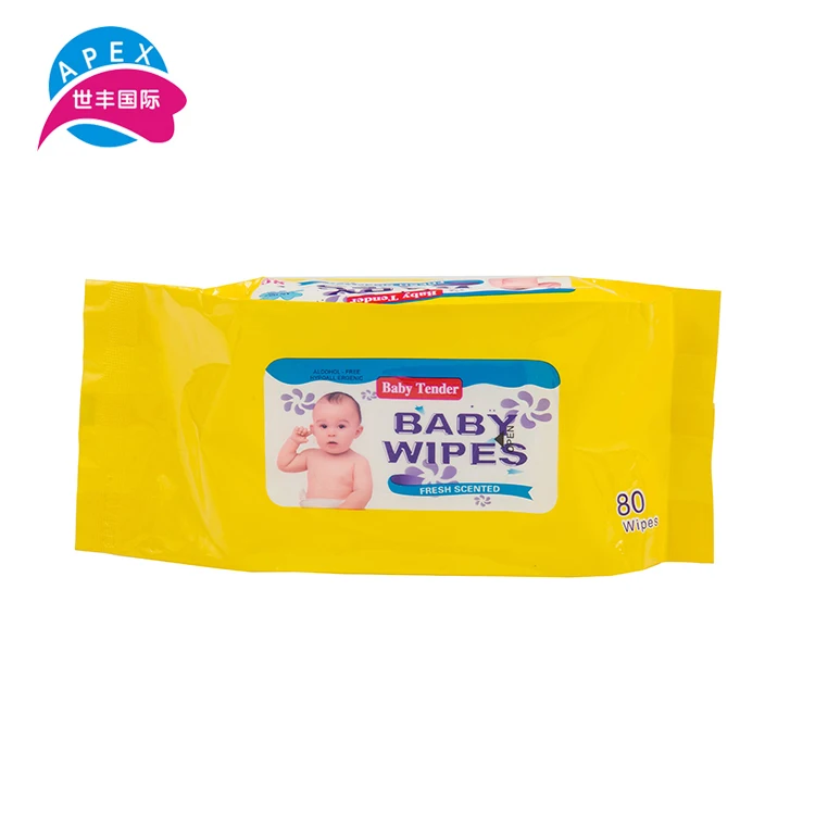 Hot sale free samples baby skin care antibacterial baby wet wipes