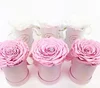 Mini size flower packaging round hat paper tube box for one rose