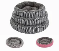 

Winter Warm Lounger Pet Bed For Small Medium Dog Cat Round Pet Bed