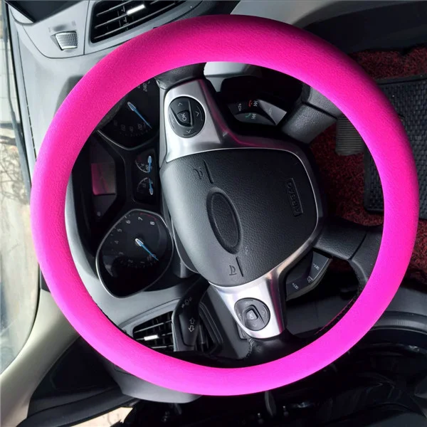 New arrival car accessory fashion durable silicone steering wheel cover