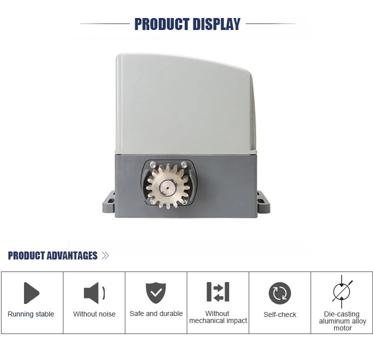 Flood Proof Automation System S3 Sliding Gate Openers Door Operator