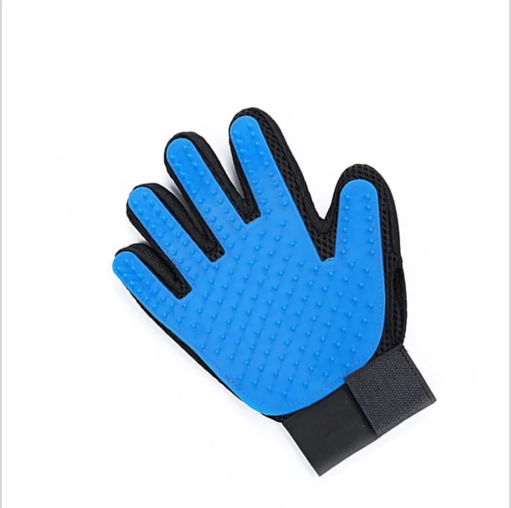 

Amazon hot sale nice price Small Quantity Cheap Price silicone double side pet grooming glove Cat Dog