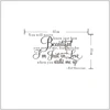 you will never know just how beautiful vinyl quote decals wall stickers home decor living room removable diy art wallpaper