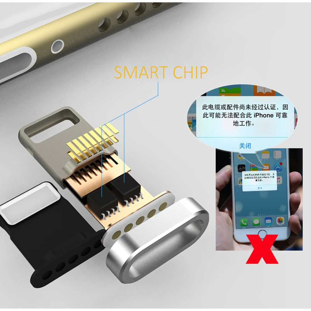 Magnetic data transmission cable for cell phone with TPE jacket - ANKUX.COM