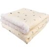 Sample Available baby used cute cartoon reversible sherpa flannel throw blanket