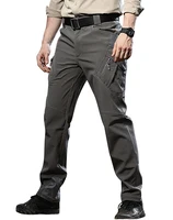 

Outdoor Men's Tactical Softshell Waterproof Pants Cargo Army Trousers Military Combat Warm Clothing
