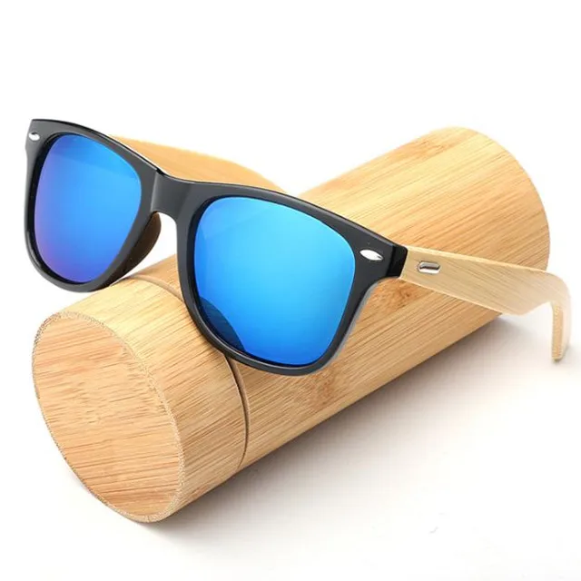 

2019 Wholesale Mirror Lens China Plastic Bamboo Sunglasses Custom Logo Polarized Wooden Sunglasses, Red,yellow,blue,green