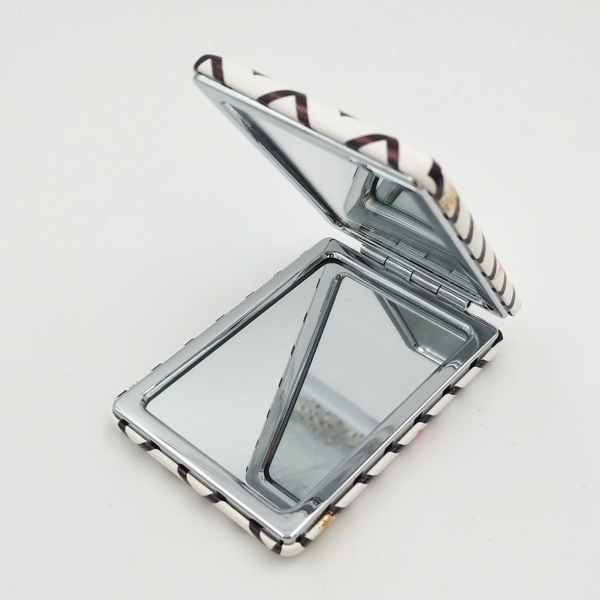 Customized Rectangle Metal Small Decoration Compact Pocket Mirror Buy