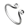 S925 solid sterling silver simple fashion open thick bracelet bangle