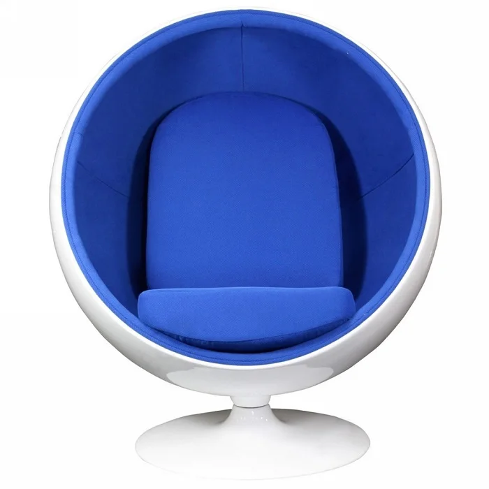 Molded Furniture Ball Office Chair Modern Fiberglass Hanging Egg