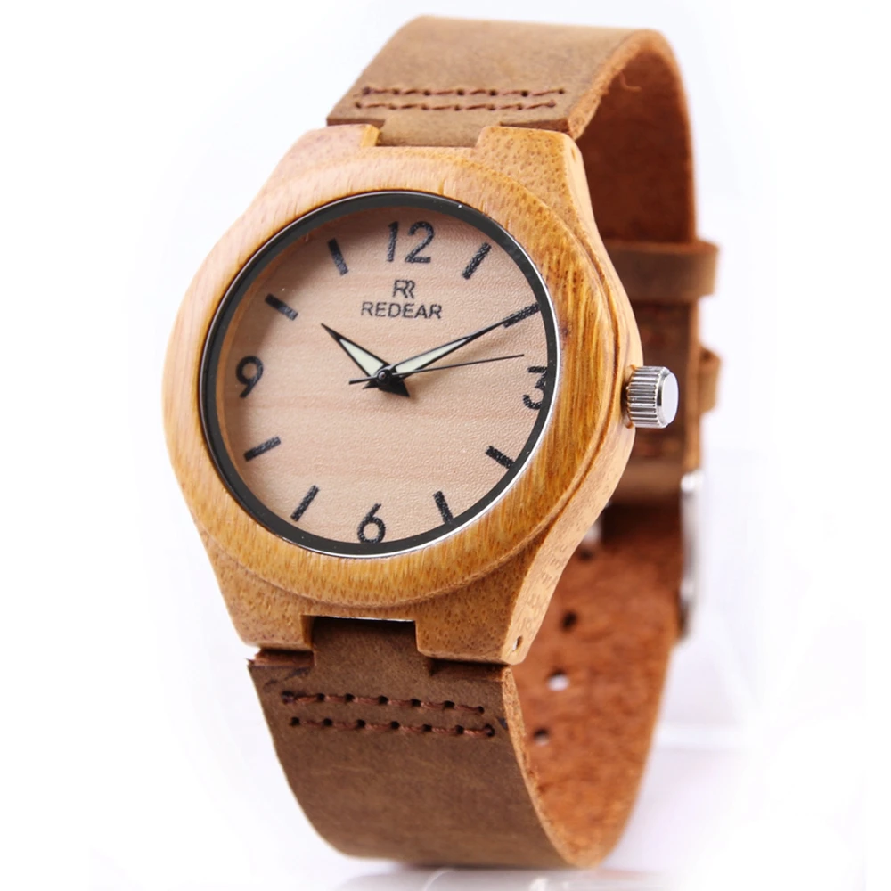 

Best selling hand made bamboo quartz wrist watch