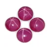 High Quality 6 Rays Round Cabochon Synthetic Star Ruby And Blue Star Sapphire Prices