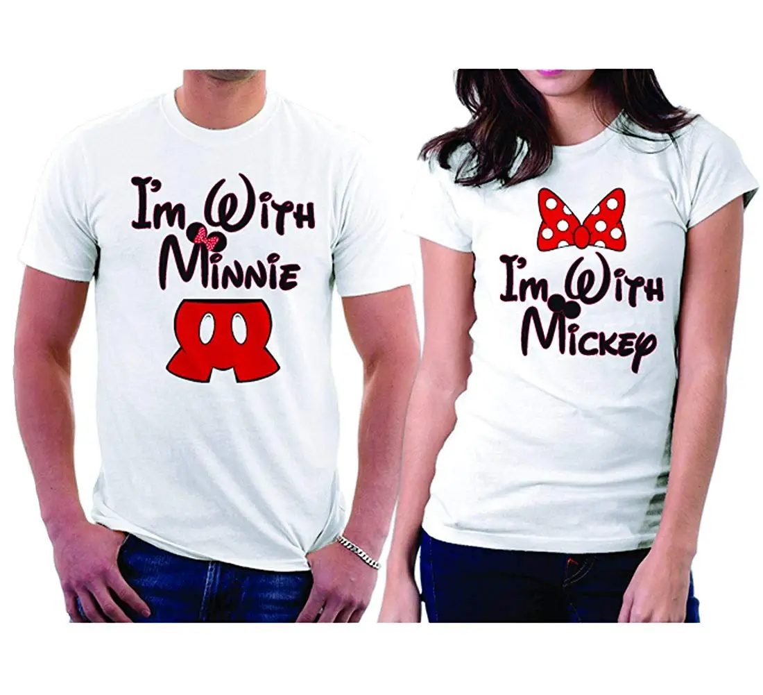 his and hers mickey and minnie shirts