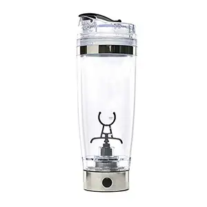 Image of Rechargeable Portable 20oz / 600ml Includes Integrated Protein Storage Container Electric Shaker Bottle Mixer