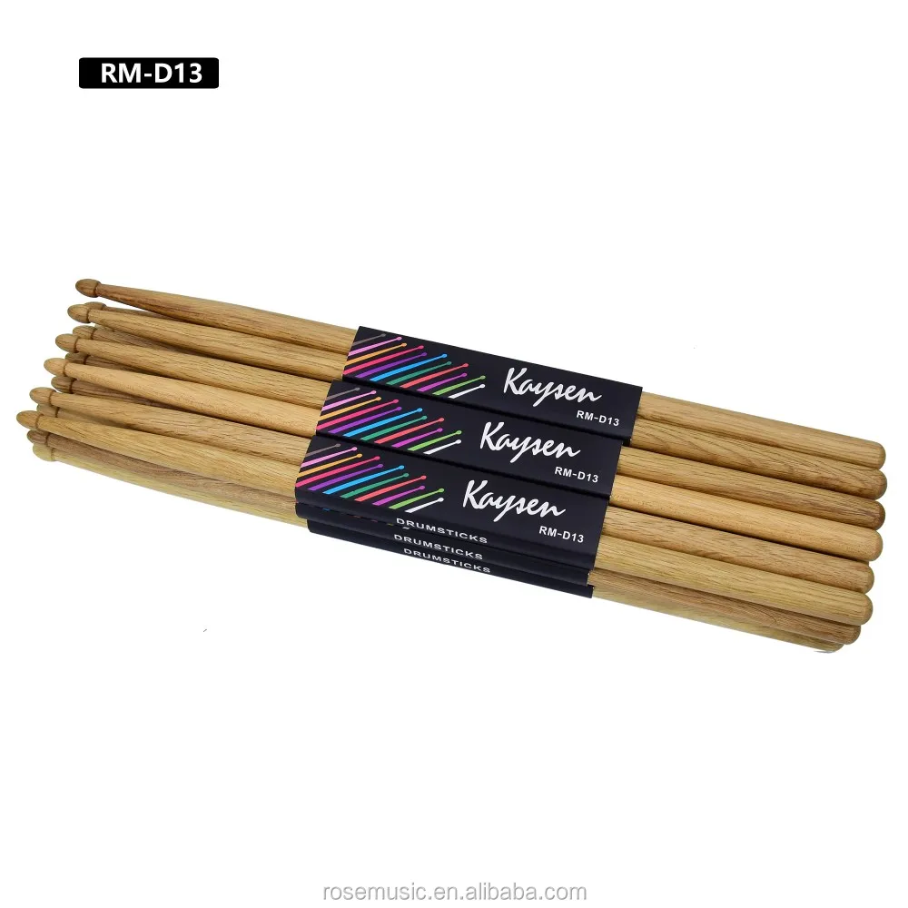 Music Instrument Drum Accessories Drumsticks Bulk Oak Drum Sticks 5a/7a