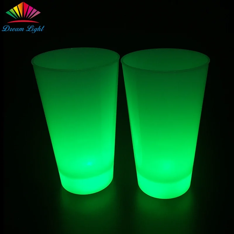 16oz Multicolor Glow In The Dark Plastic Led Glow Cup Buy Glow In The