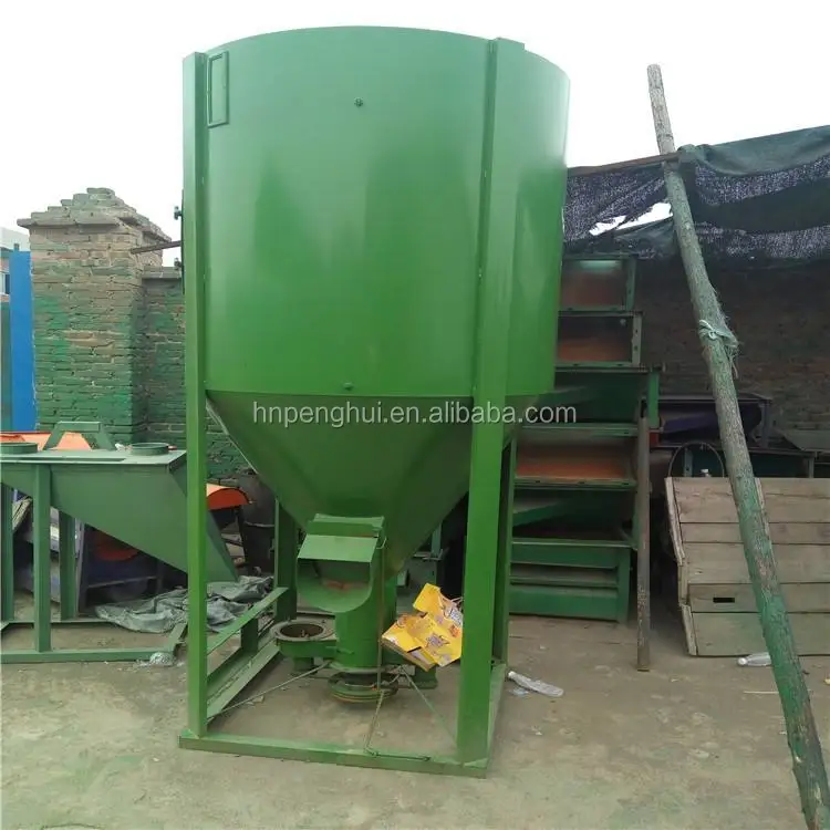 1 Ton 1000 Kg Stationary Poultry Animal Cattle Pig Feed Mill Crusher