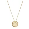 Same Design Products with Superstar Accessories Jewelry Simple Style Small Button Pendant Latest Designs Chain Necklace