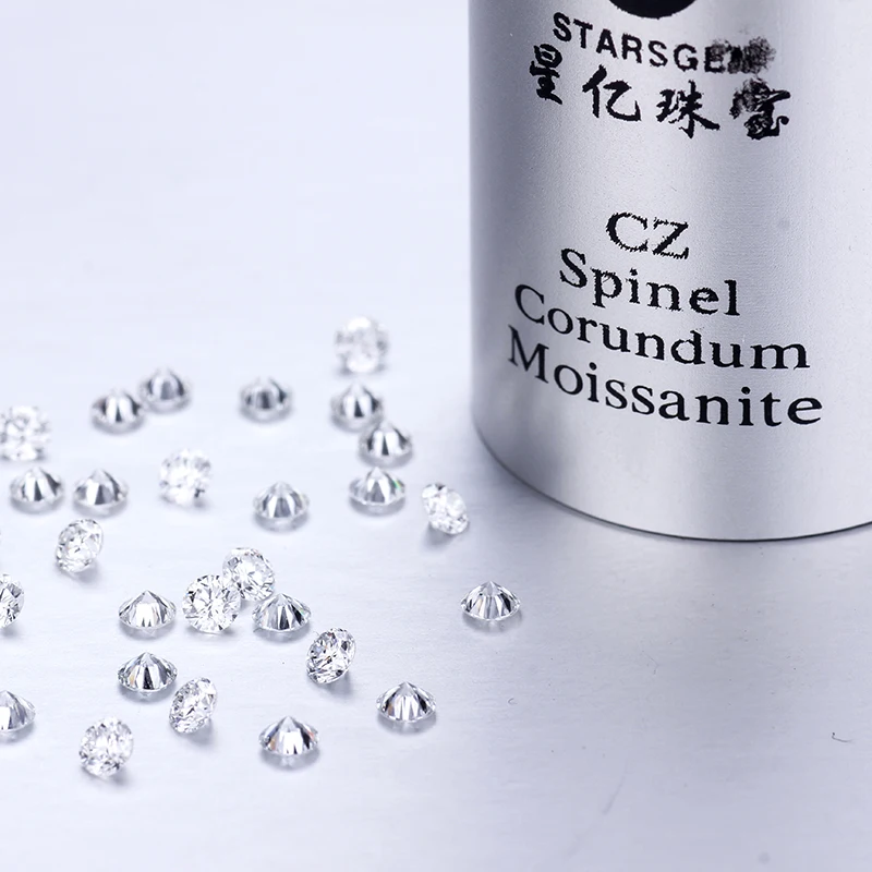 

Starsgem 2020 hot sale 0.02CT Brilliant Cut lab diamond CVD diamond polished HPHT diamond