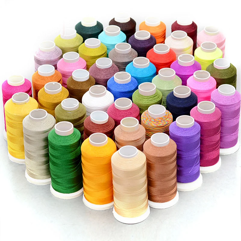 Longjie Wholesale 100 Colors Bright Nylon 3 Strands Thread 1800m ...