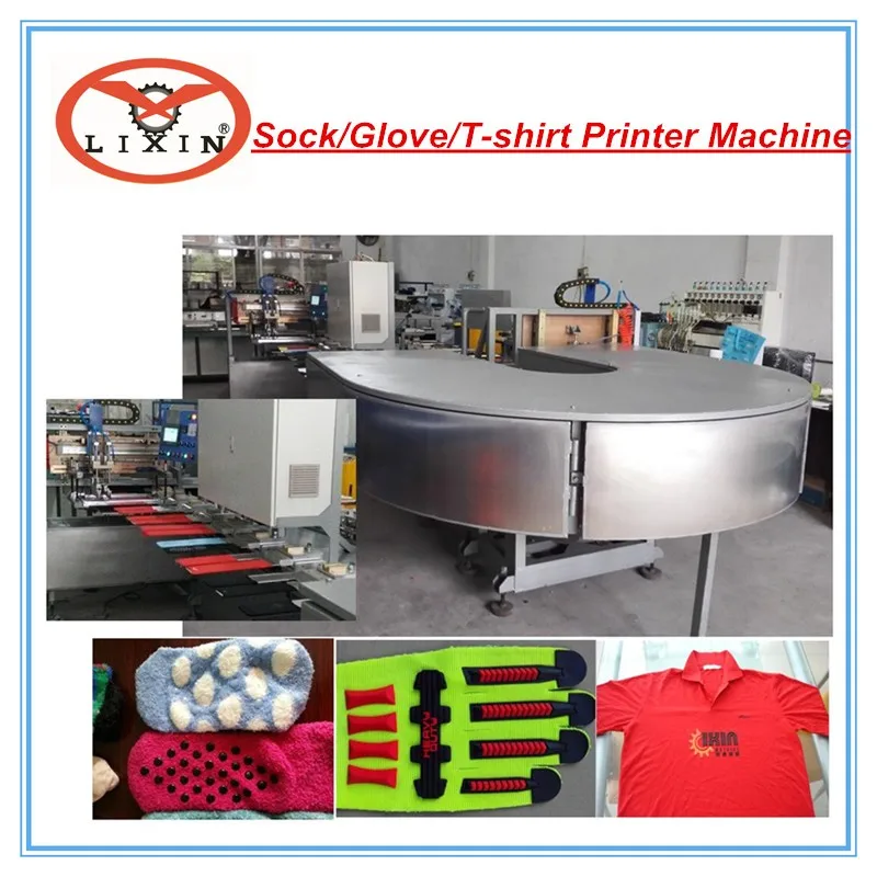 Automatic carousel/Rotary silk screen printing machine for sale/ socks /gloves/Sole/Slipper