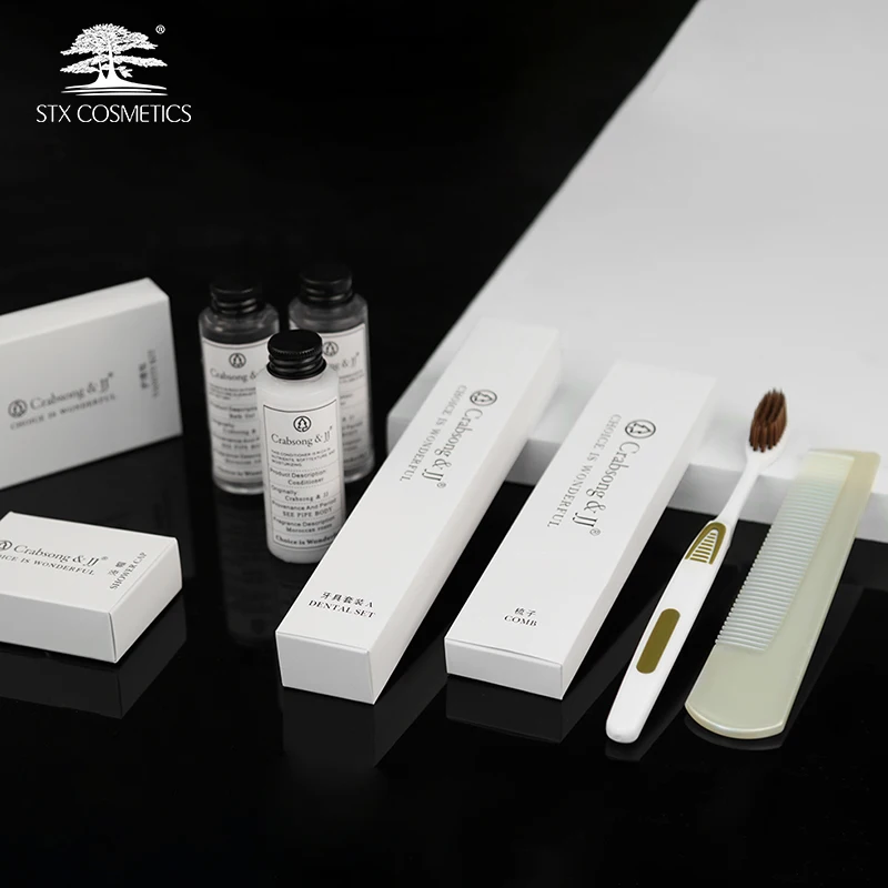 Wholesale 5 Star Luxury Hotel Airline Amenity Kit Hotel Shampoo Gift