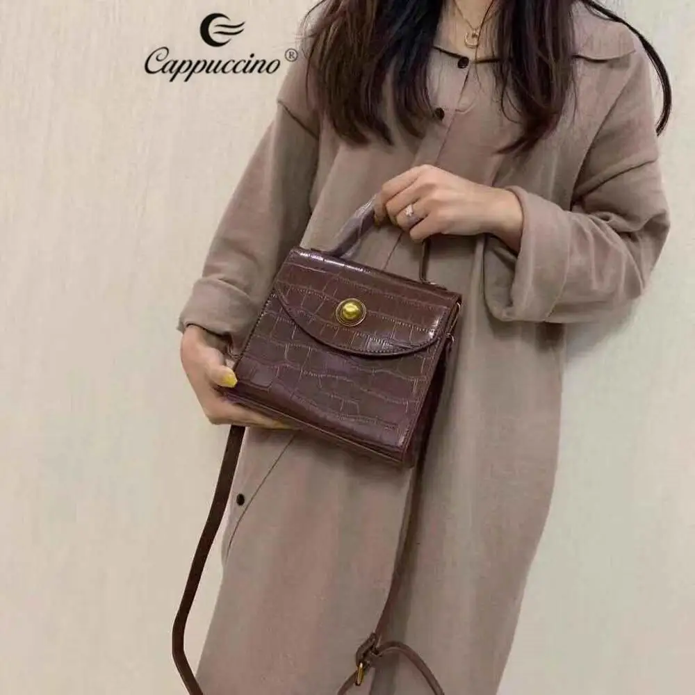 

2021 SS Cappuccino new products Fashion Multi Compartment Crossbody Bag in stock