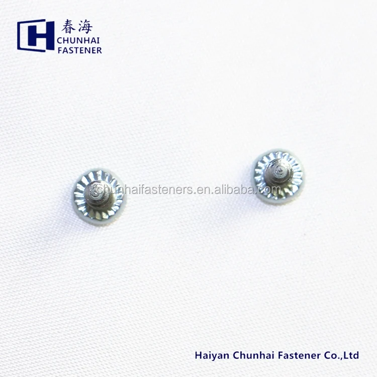 
pan head self tapping screws with serrations zinc 